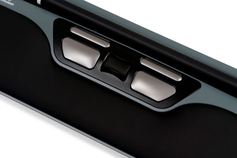 Souris centrale filaire - Bakker ErgoSlider Plus - USB - noir