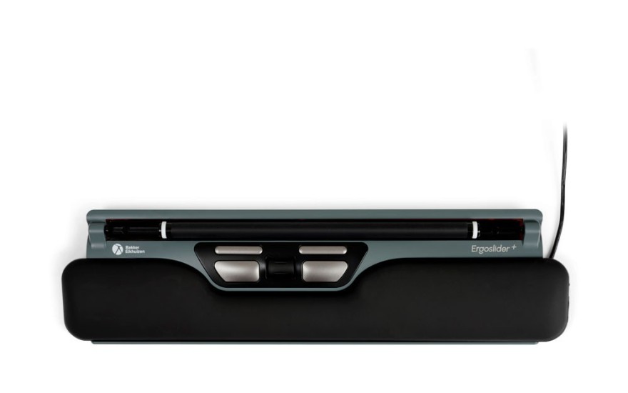 Souris centrale filaire - Bakker ErgoSlider Plus - USB - noir
