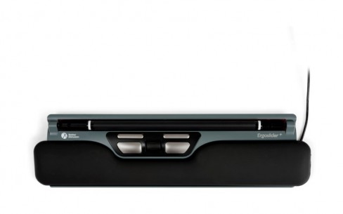 Souris centrale filaire - Bakker ErgoSlider Plus - USB - noir