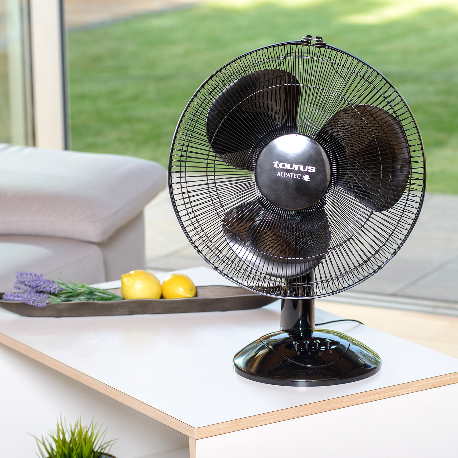 Ventilateur de table Taurus Gréco 16 Elégance noir