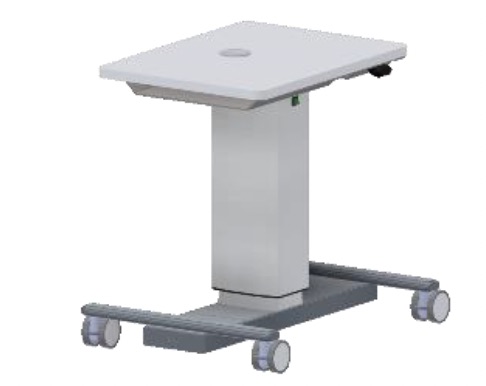 Table électrique à roulettes EMT-100 + plateau 610x460mm
