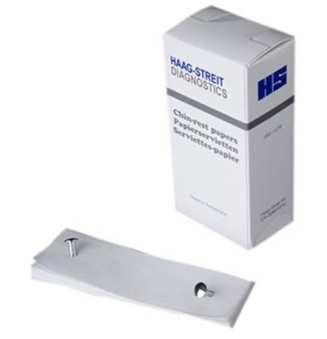 Bloc de papiers mentonnière - boîte de 1000 Bloc de papiers mentonnière compatible avec mentonnière
