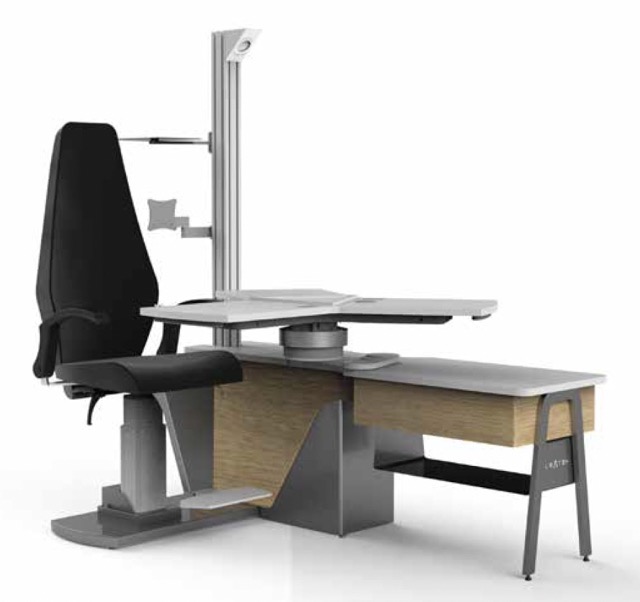 Unité de consultation rotative EVO-3 new plateau élévation,fauteuil, bras électrique