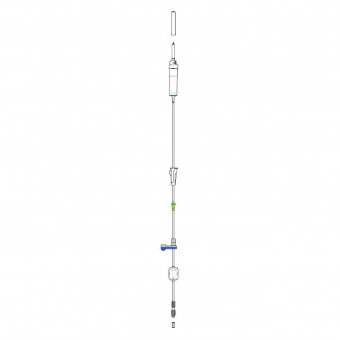Tubulures pour pompes à perfusion AGILIA VP, VP MC (x30) Tubulure de nutrition parentérale PVC (TOTM), filtre 1,22µm