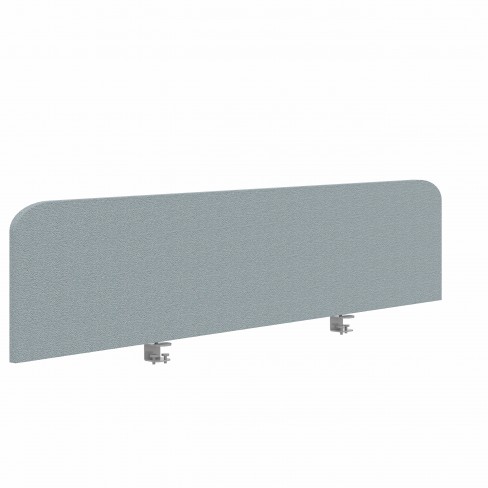 Ecran de séparation pour bureau isolé Arial - l. 180 cm - tissu