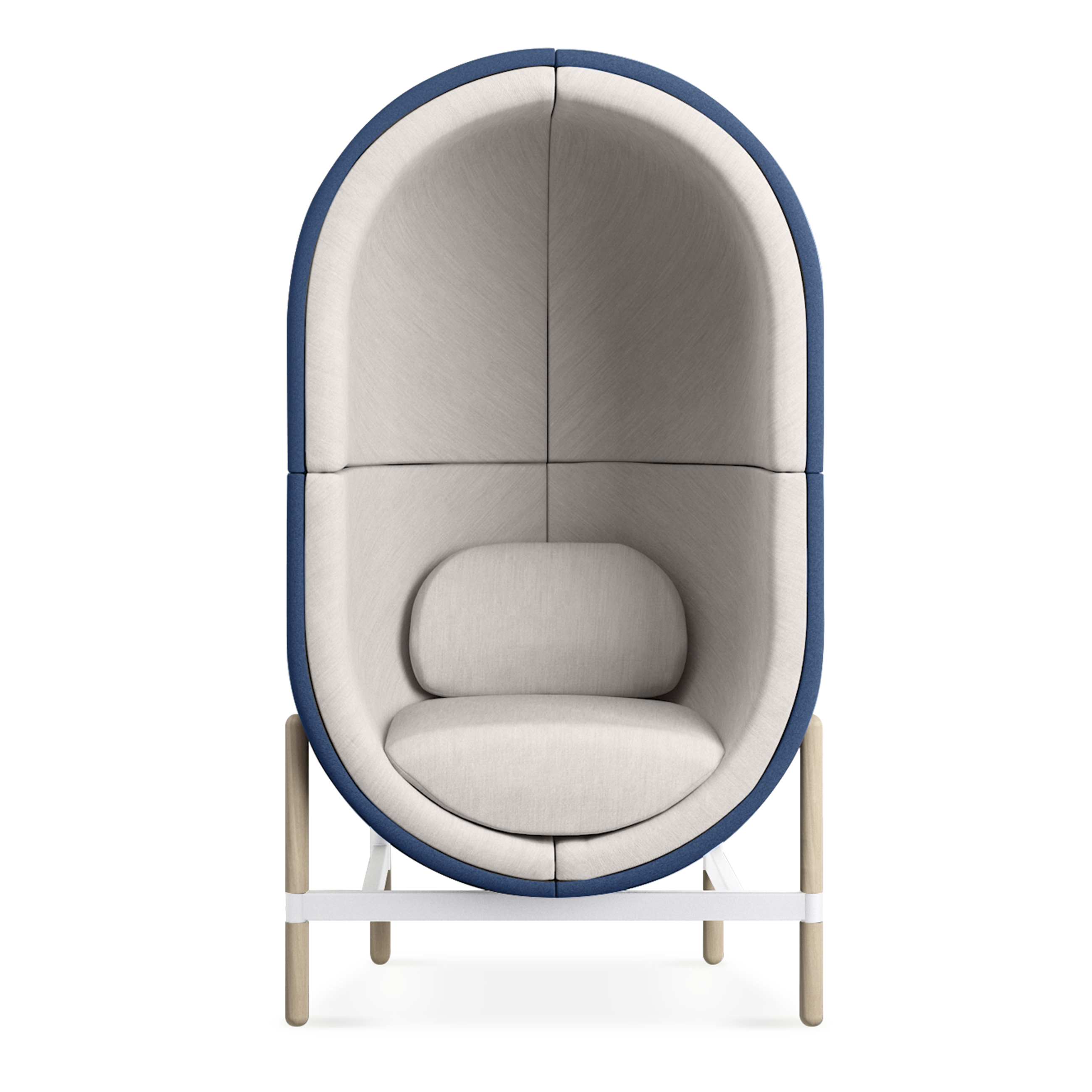 Fauteuil d'écoute Capsule - tissu - haut-parleurs intégrés