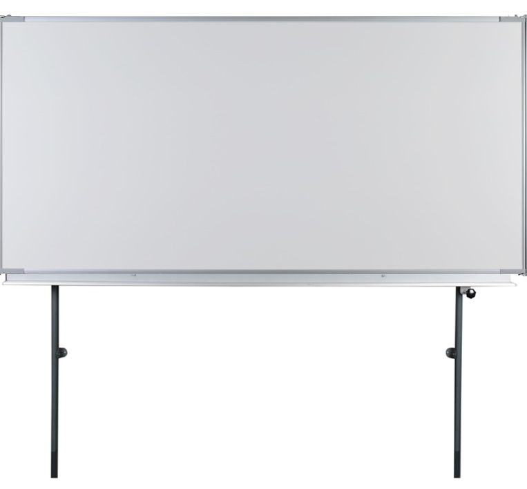 Tableau sur pied 120 x 200 cm - réglage en hauteur manuel - fond blanc