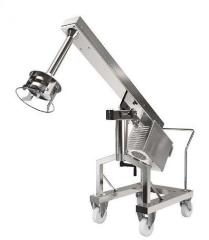 Turbo-broyeur de sol inox TBM150 2 vitesses 830 et 1660 tr/mn - avec micro broyeur - Tri 400V