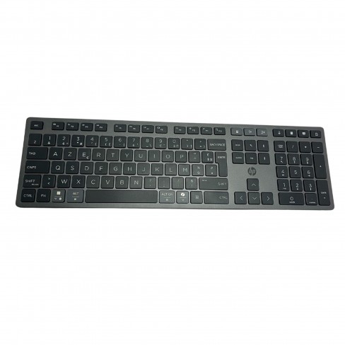 Clavier AZERTY sans fil - HP Premium - rechargeable - micro USB - noir