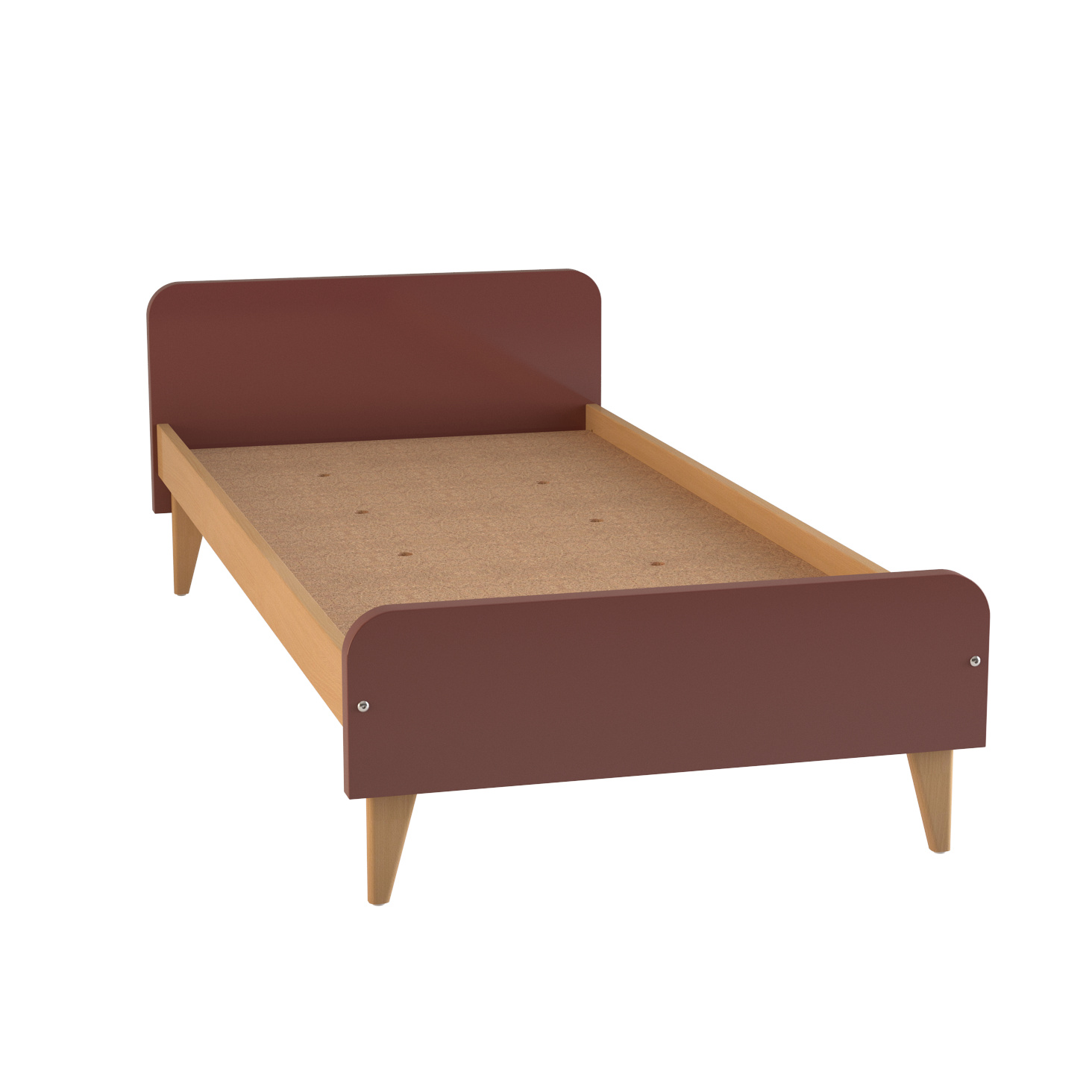 Lit - Lagune - 80 x 190 cm - sommier panneau - adapté PMR