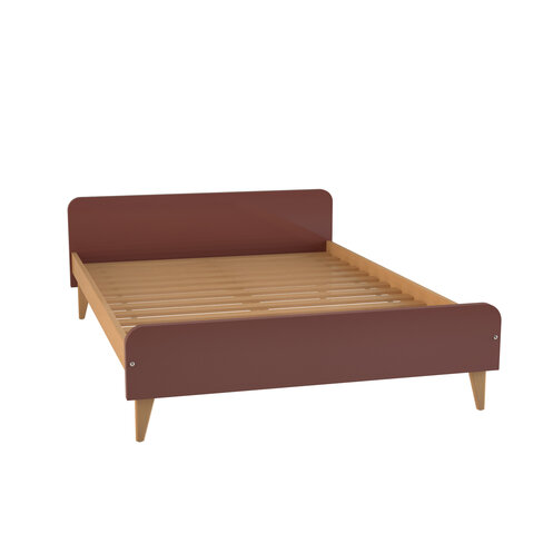 Lit - Lagune - 140 x 190 cm - sommier à lattes rigides - adapté PMR