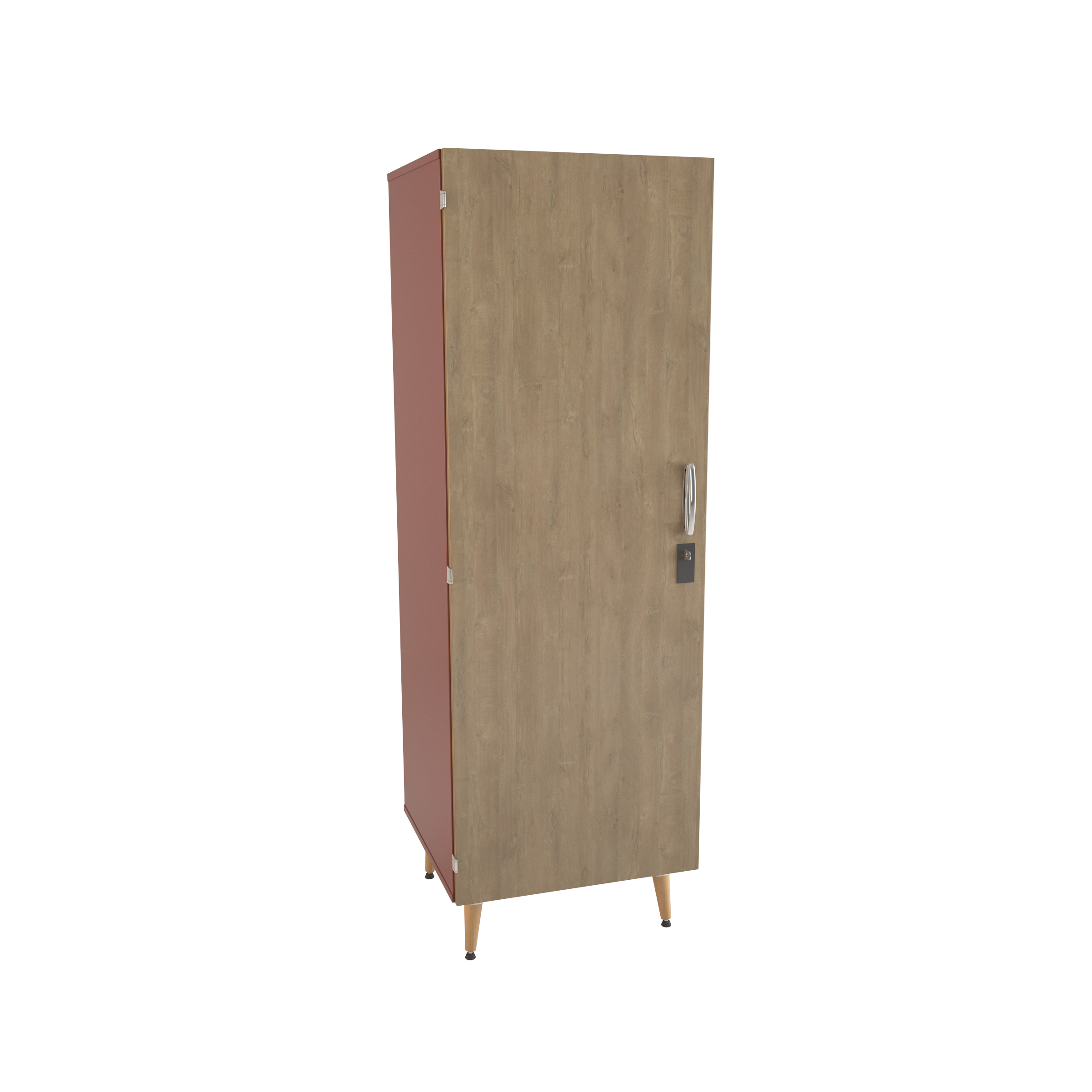 Armoire 1 porte Lagune - l. 60 x h. 180,8 x pr. 56,9 cm - penderie