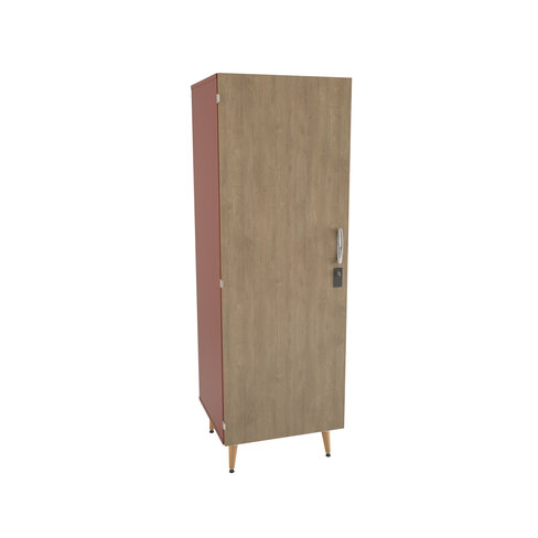 Armoire 1 porte Lagune - l. 60 x h. 180,8 x pr. 56,9 cm - penderie