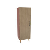 Armoire 1 porte Lagune - l. 60 x h. 180,8 x pr. 56,9 cm - lingère