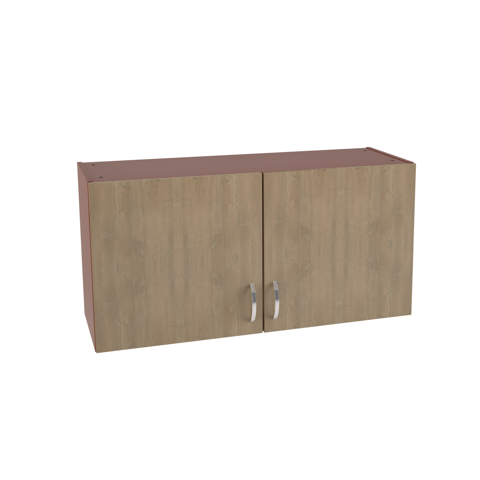 Meuble à suspendre - Lagune - l. 120 x h. 60 x pr. 40 cm - 2 portes - à fixer