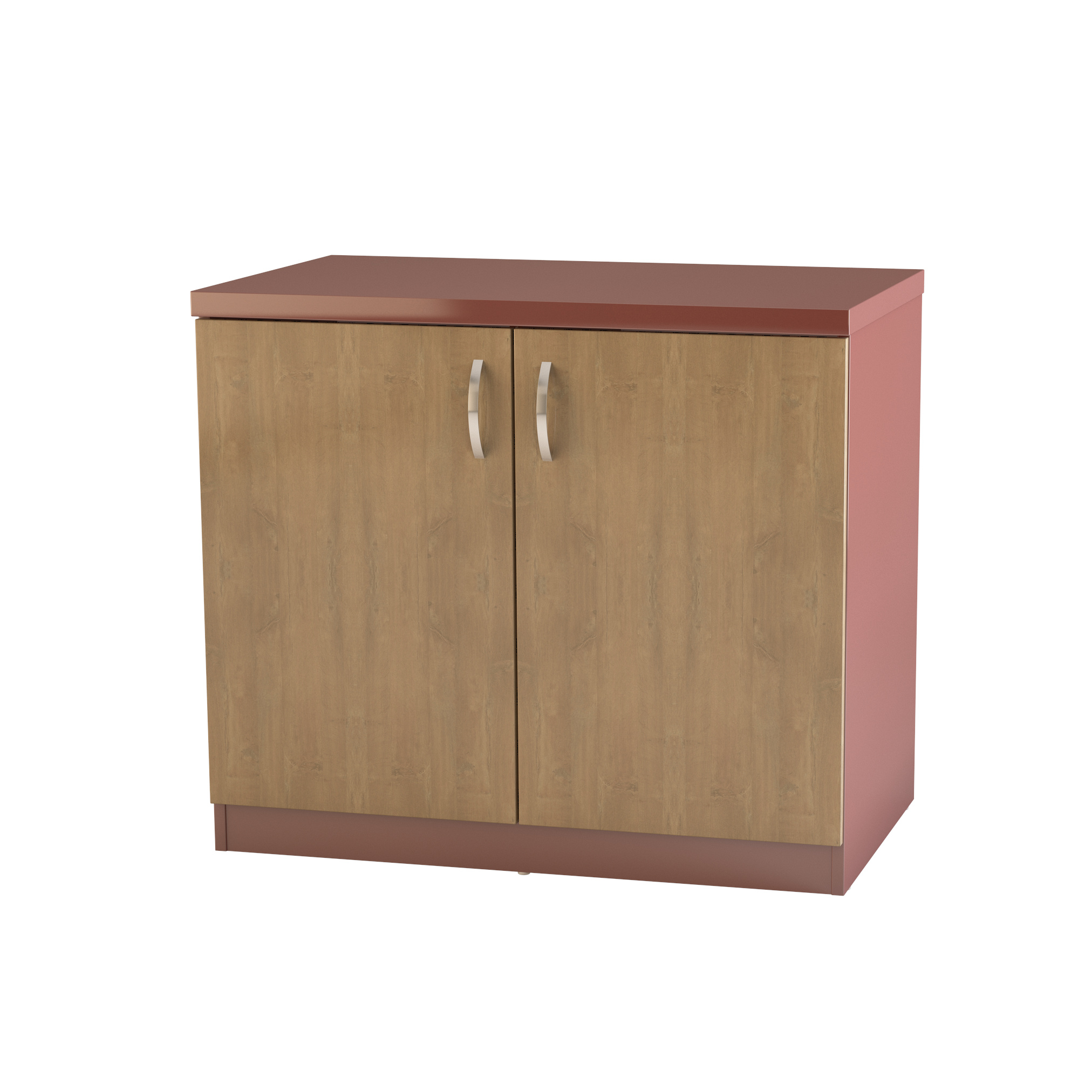 Meuble bas 2 portes - Lagune - l. 100 x h. 86,9 x pr. 60 cm