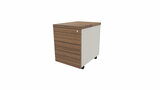 Caisson mobile placage bois/mélaminé Epure Manager - 3 tiroirs plats