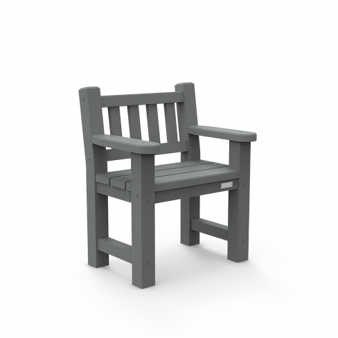 Fauteuil Garden avec 2 accoudoirs – plastique recyclé - l. 72 cm – coloris standard