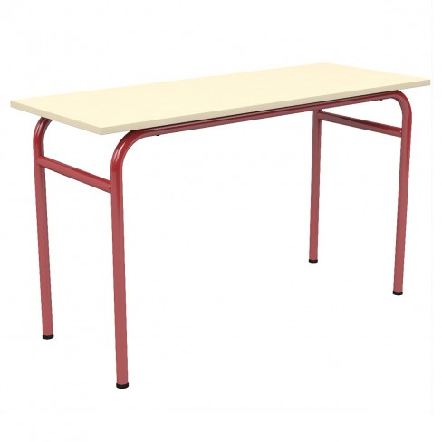 Table Arceau - 130 x 50 cm - mélaminé - taille 6 - lot de 2