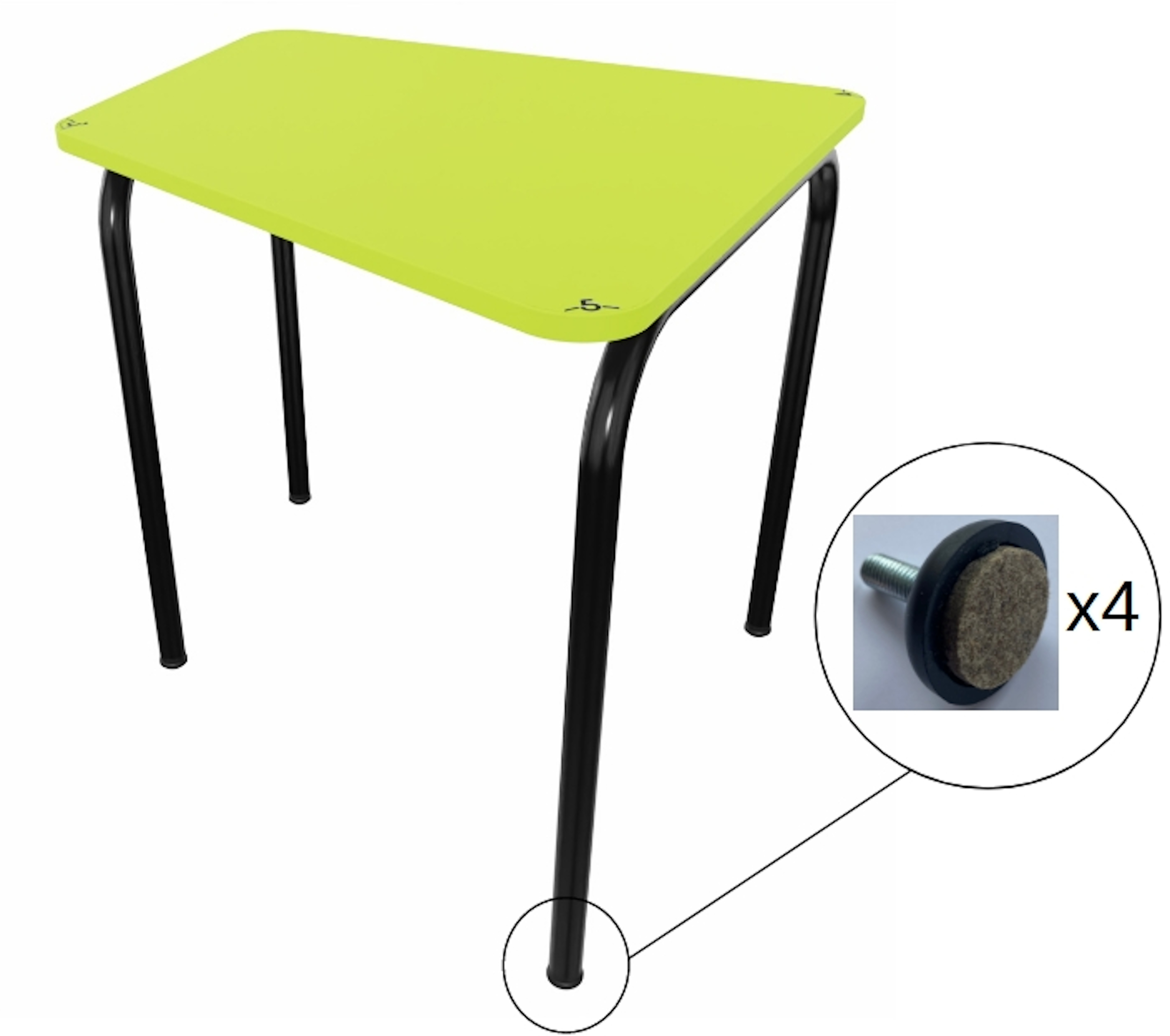 Vérin pour table Program 3.4.5 - lot de 4