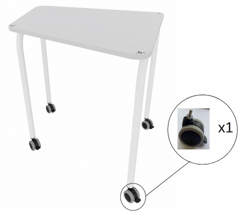 Roulette avec frein pour table Program 3.4.5