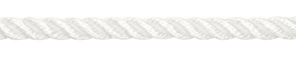 Amarre polyamide trois torons - Ø 16 mm - l. 100 m