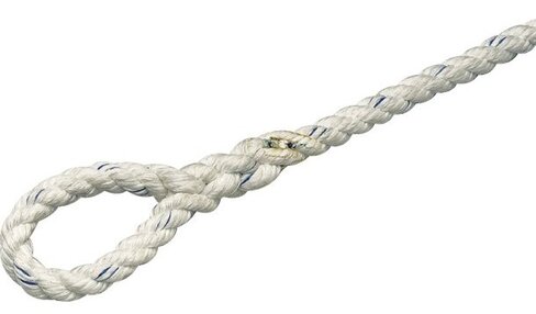 Bosse amarrage polyester 3 torons - Ø 16 mm - l. 10 m