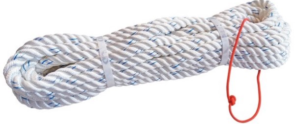 Bosse amarrage polyester 3 torons - Ø 18 mm - l. 220 m