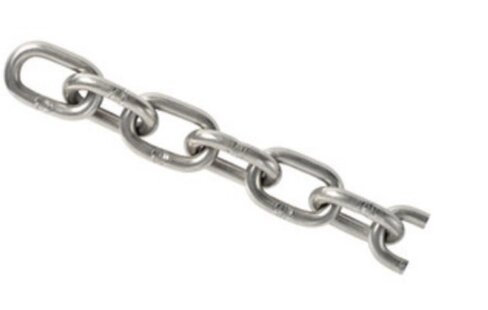 Chaine en inox à maille liège - Ø 10 mm - l. 50 m