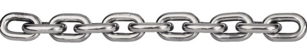 Chaine calibrée inox - Ø 8mm - l. 30 m