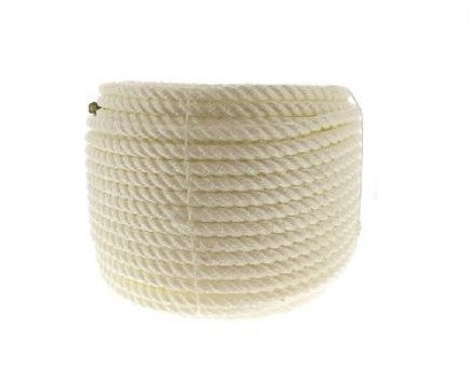 Cordage polyamide 3 torons - Ø 10 mm - l. 100 m