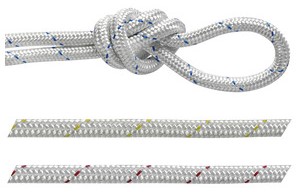 Tresse en polyester - Ø 12 mm - l. 150 m - grise