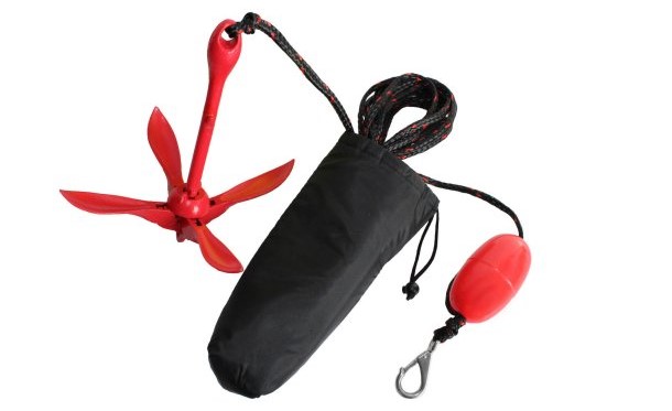 Mini kit mouillage (ancre grappin - 1,5 kg + cordage - 7,60 m + housse)