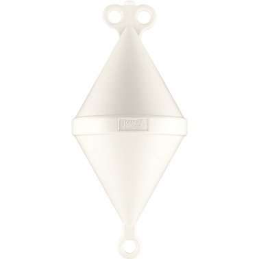 Bouée de corps-mort à anneaux - Ø 22 cm - blanche