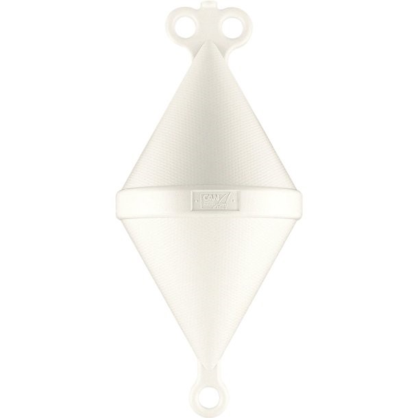 Bouée de corps-mort à anneaux - Ø 50 cm - blanche