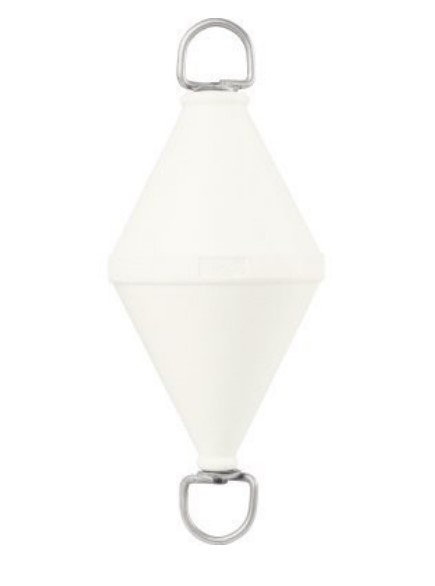 Bouée de corps-mort à tige - Ø 50 cm - blanche