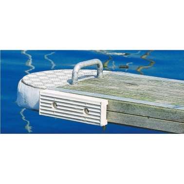 Patin de ponton - 300 x 100 x 40 mm - blanc