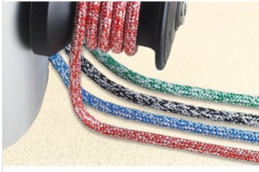 Drisse Dyneema - Ø 10 mm - l. 110 m - rouge/blanche
