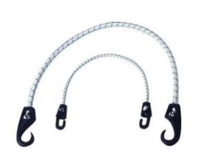 Sandow à crochets nylon - Ø 4 mm - l. 20 cm - (lot de 10)