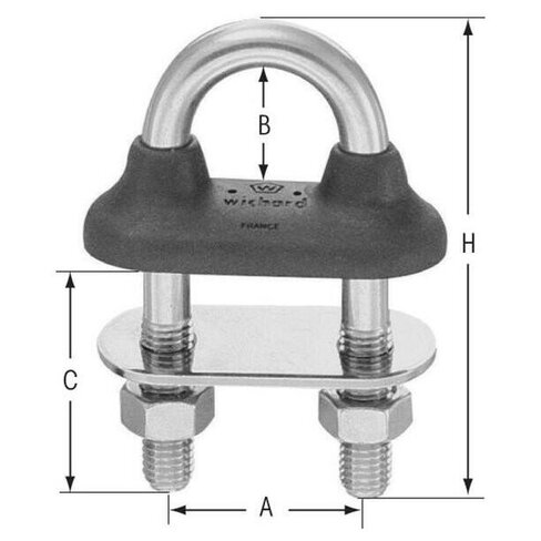 Cadène étanche Wichard inox 316L - Ø 6 mm - (lot de 10)