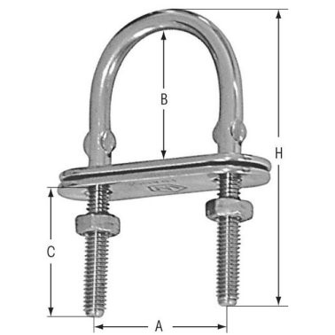 Cadène fil Wichard inox 316L - Ø 4 mm - (lot de 10)