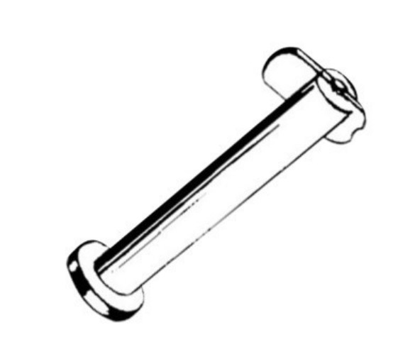 Goupille à languette inox - Ø 10 x 45 mm