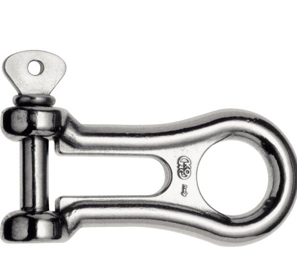 Manille de mouillage pour chaine de 6 à 8 mm