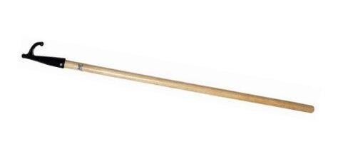 Gaffe bois avec croc plastique - l. 180 cm