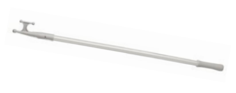 Gaffe aluminium avec croc plastique - l. 130 cm