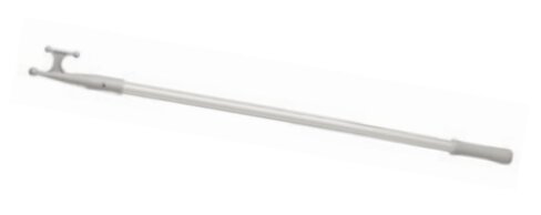 Gaffe aluminium avec croc plastique - l. 130 cm
