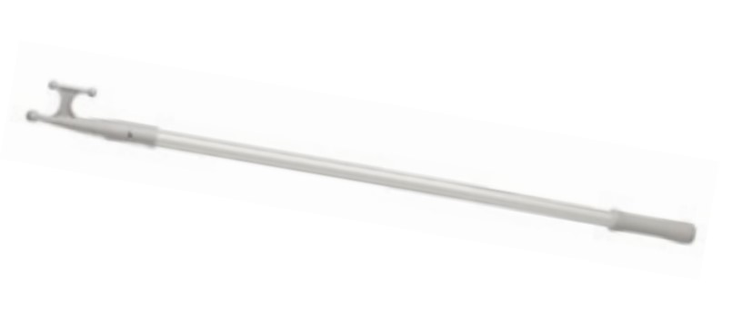 Gaffe aluminium avec croc plastique - l. 180 cm