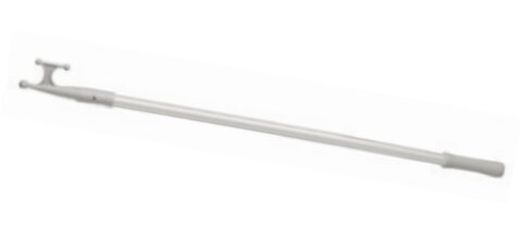 Gaffe aluminium avec croc plastique - l. 180 cm