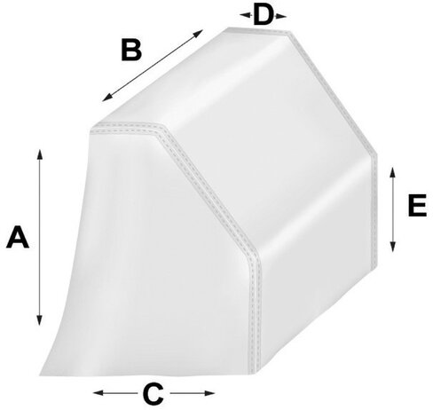 Bâche de tableau de bord pour bateaux à plats-bords bas - grand modèle