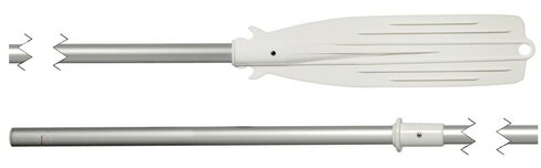 Aviron en aluminium anodisé - l. 1,90 m